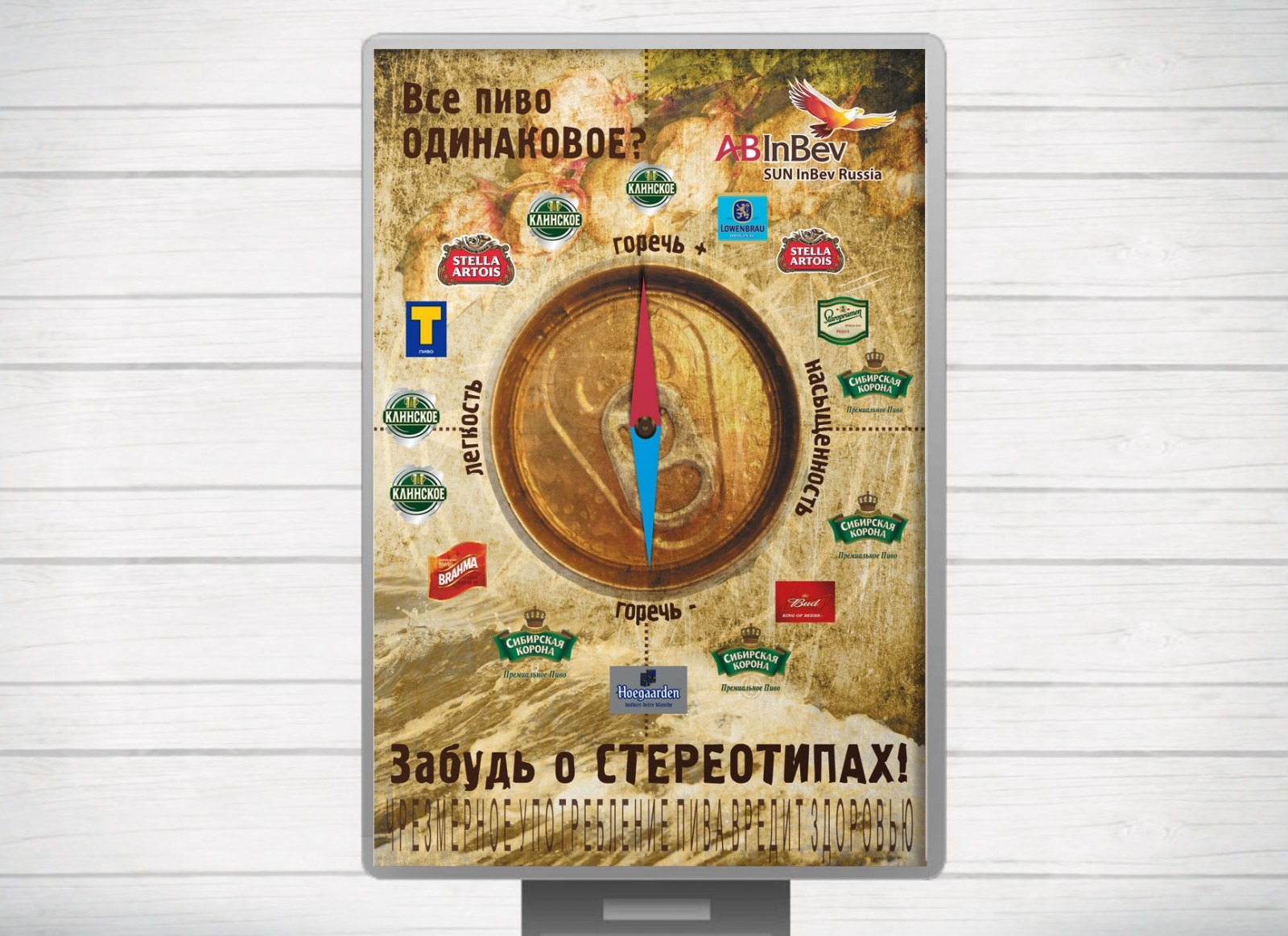 САН ИнБев, креативный плакат